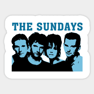 The Sundays - Members Tribute Artwork Sticker